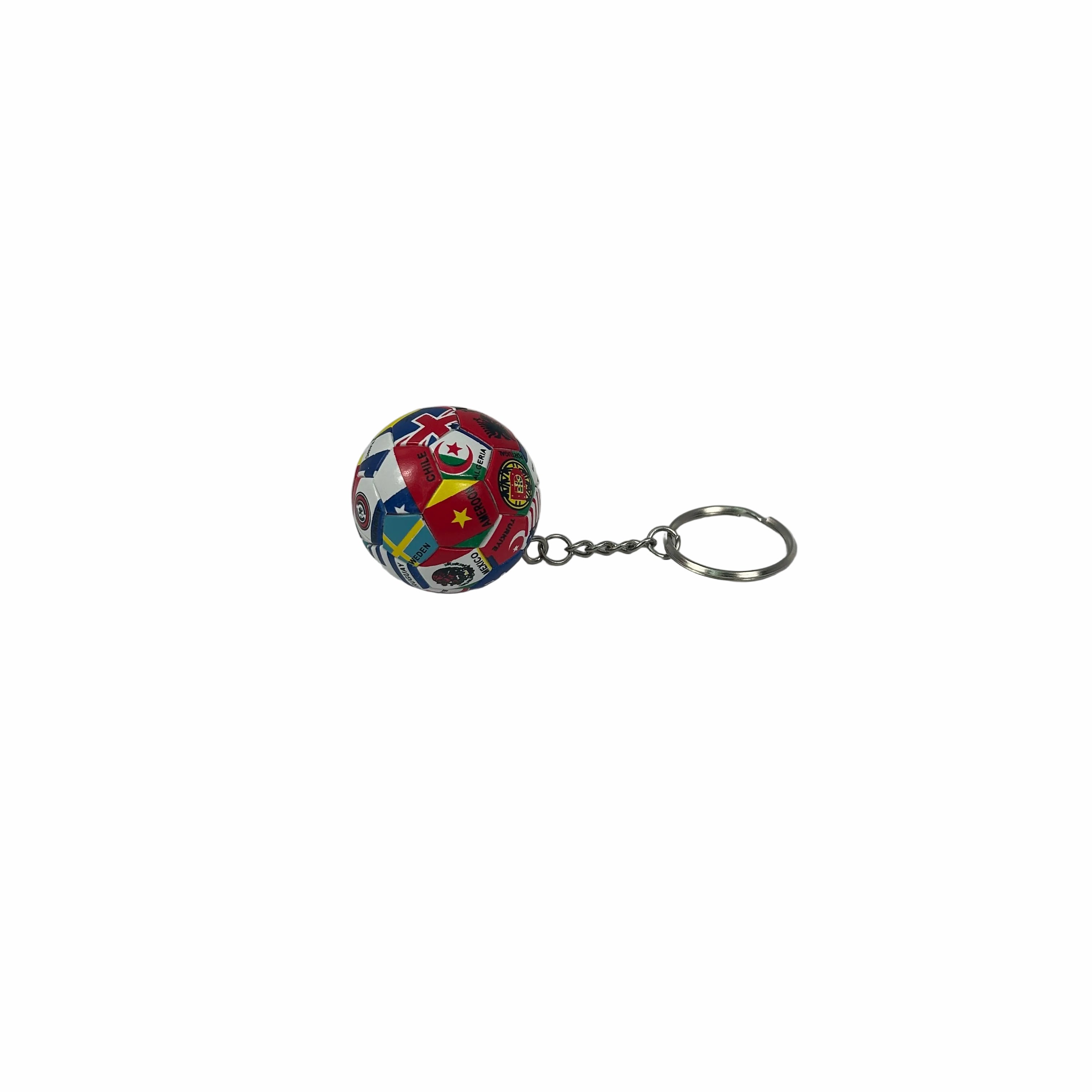 'World' Soccer Ball Keychain