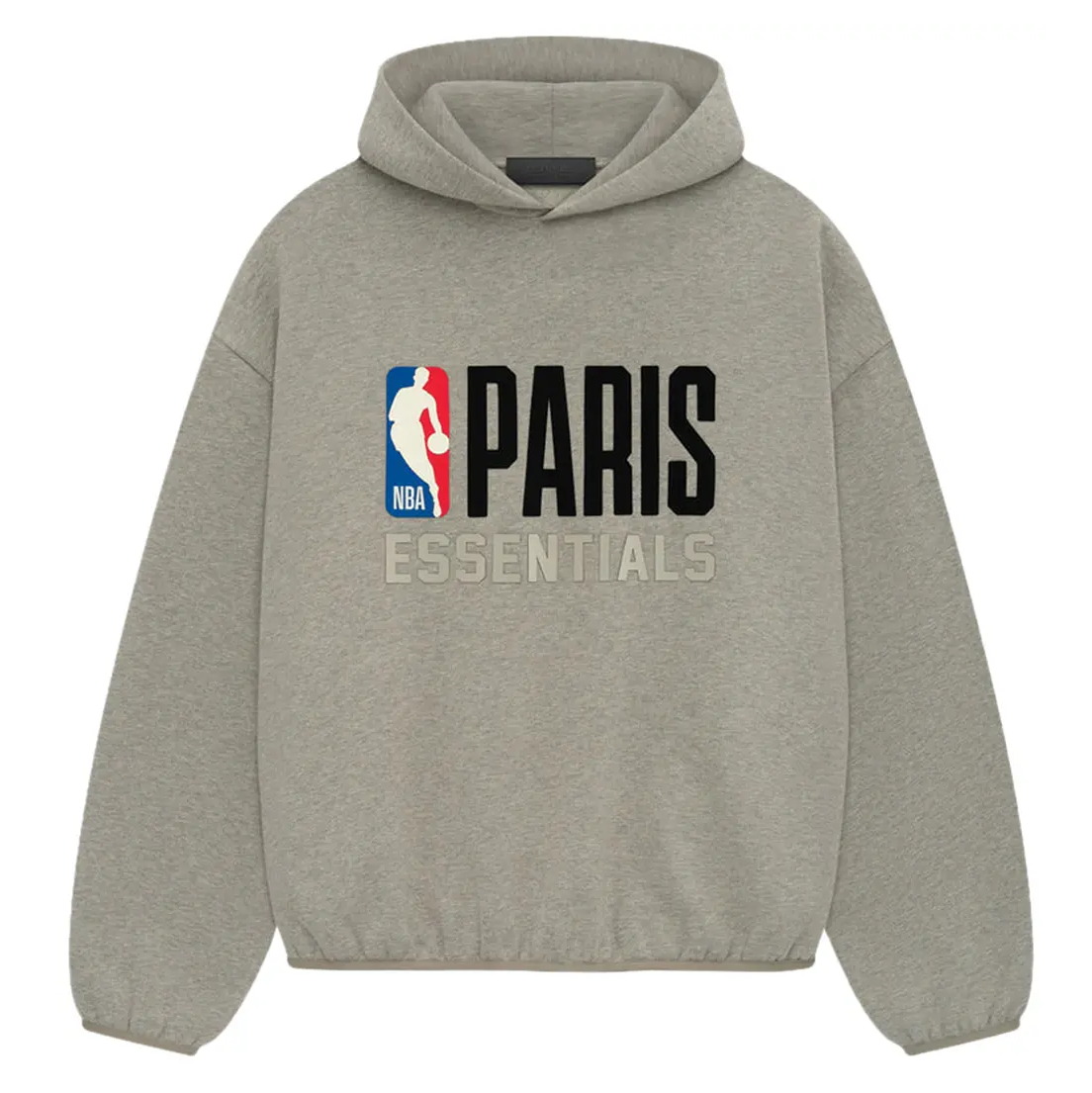 Fear of God Essentials x NBA Paris Hoodie 'Warm Heather'