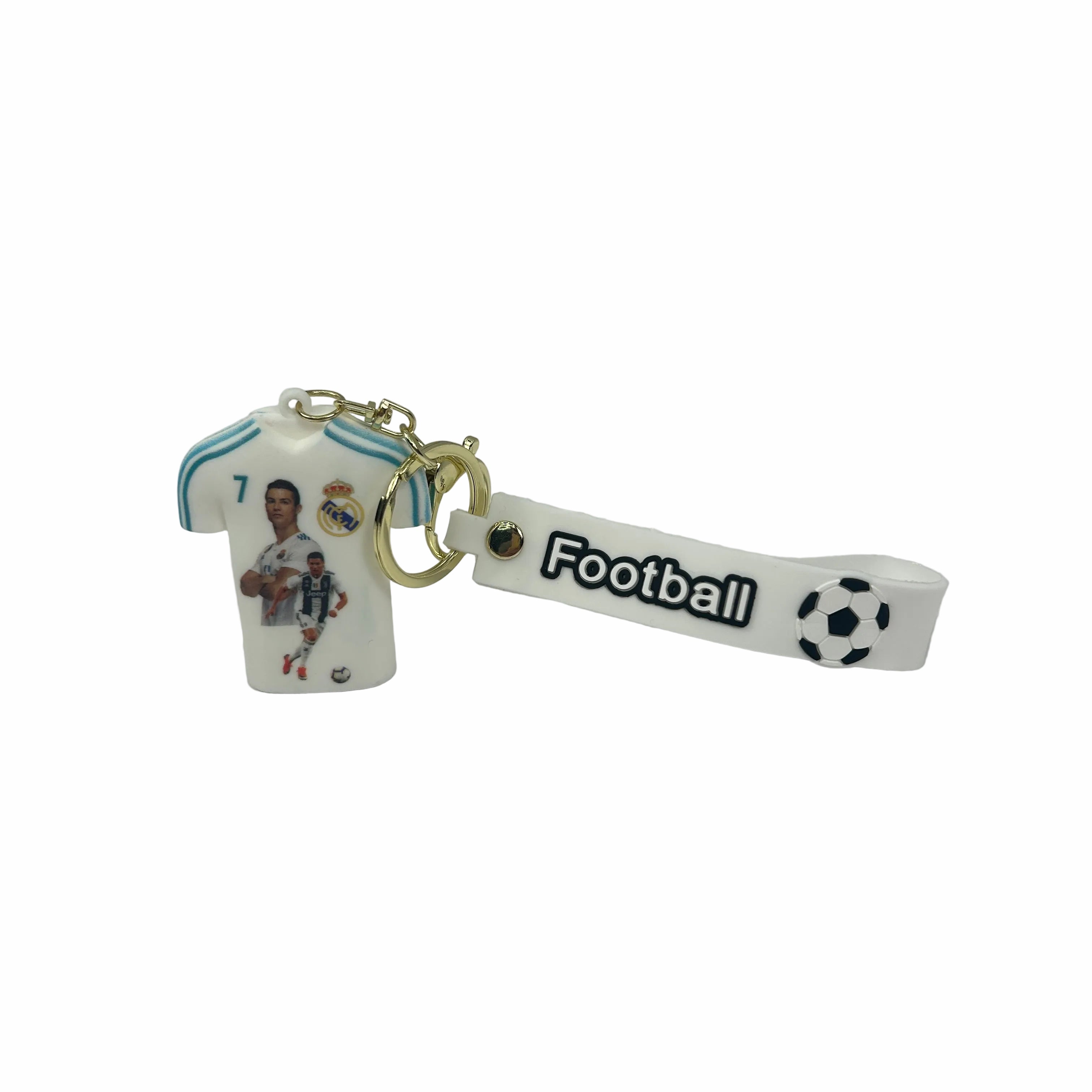'CR7' Football Keychain