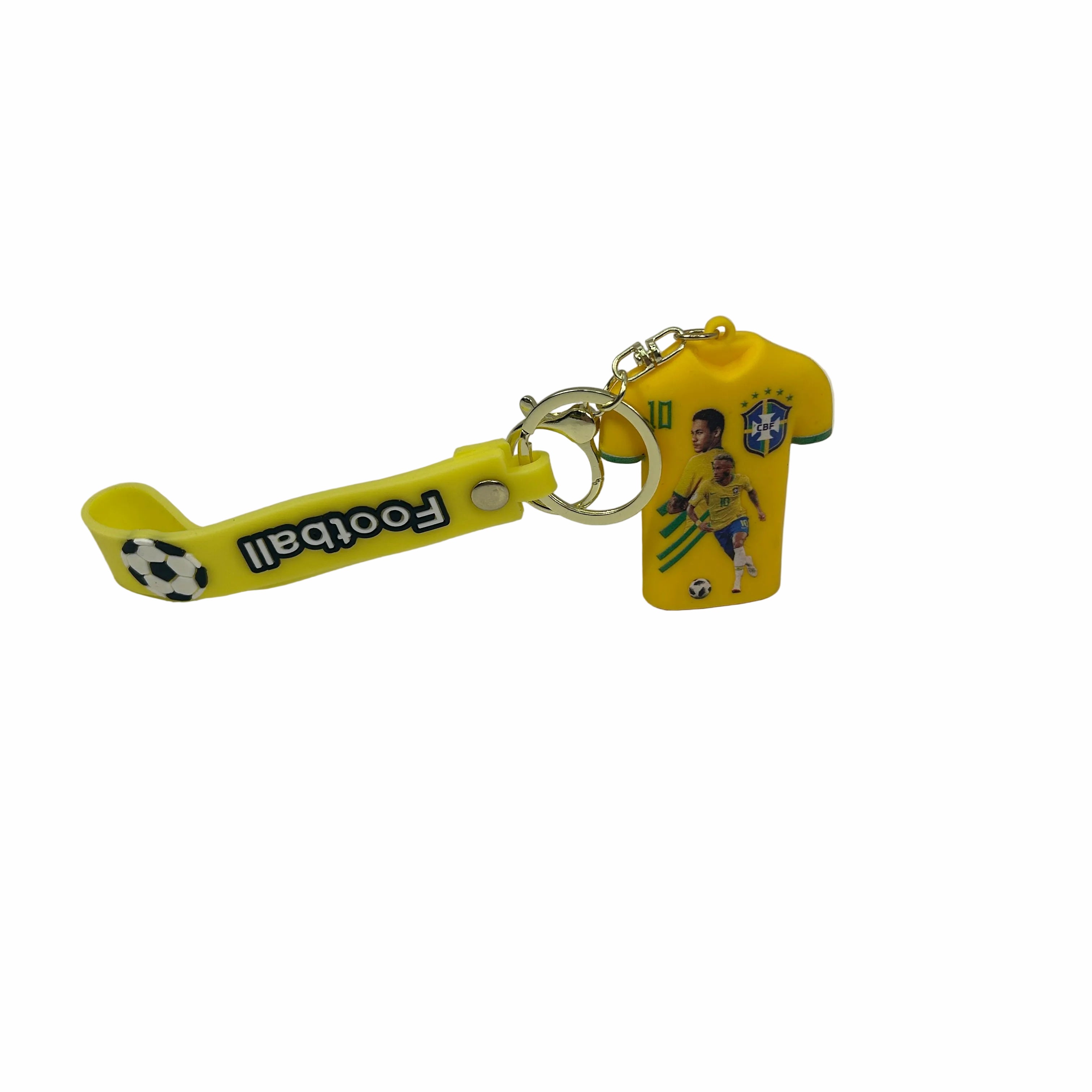 'Neymar Jr.' Brazil Football keychain