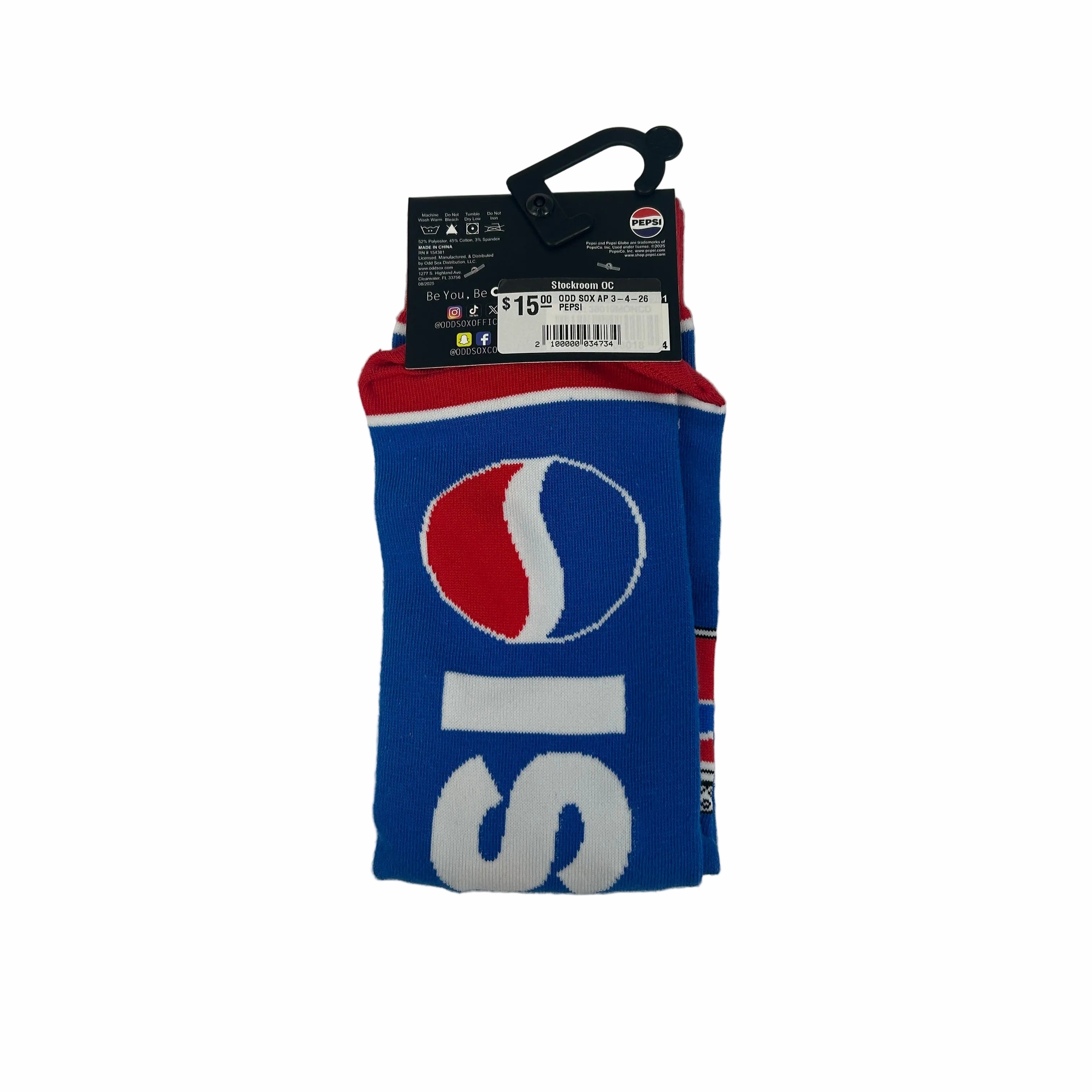 Odd Sox 'Pepsi' Crew Socks