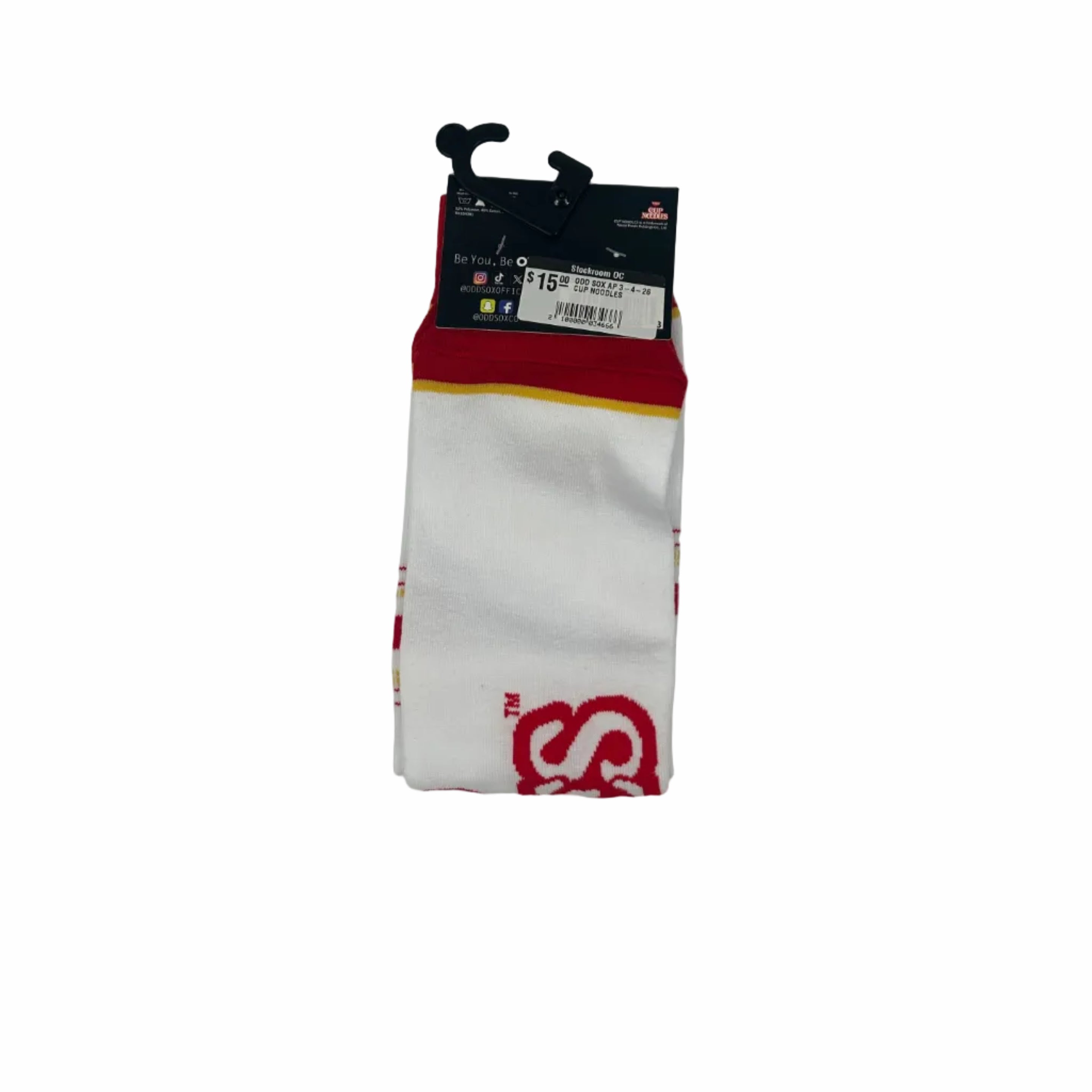 Odd Sox 'Cup Noodles' Crew Socks