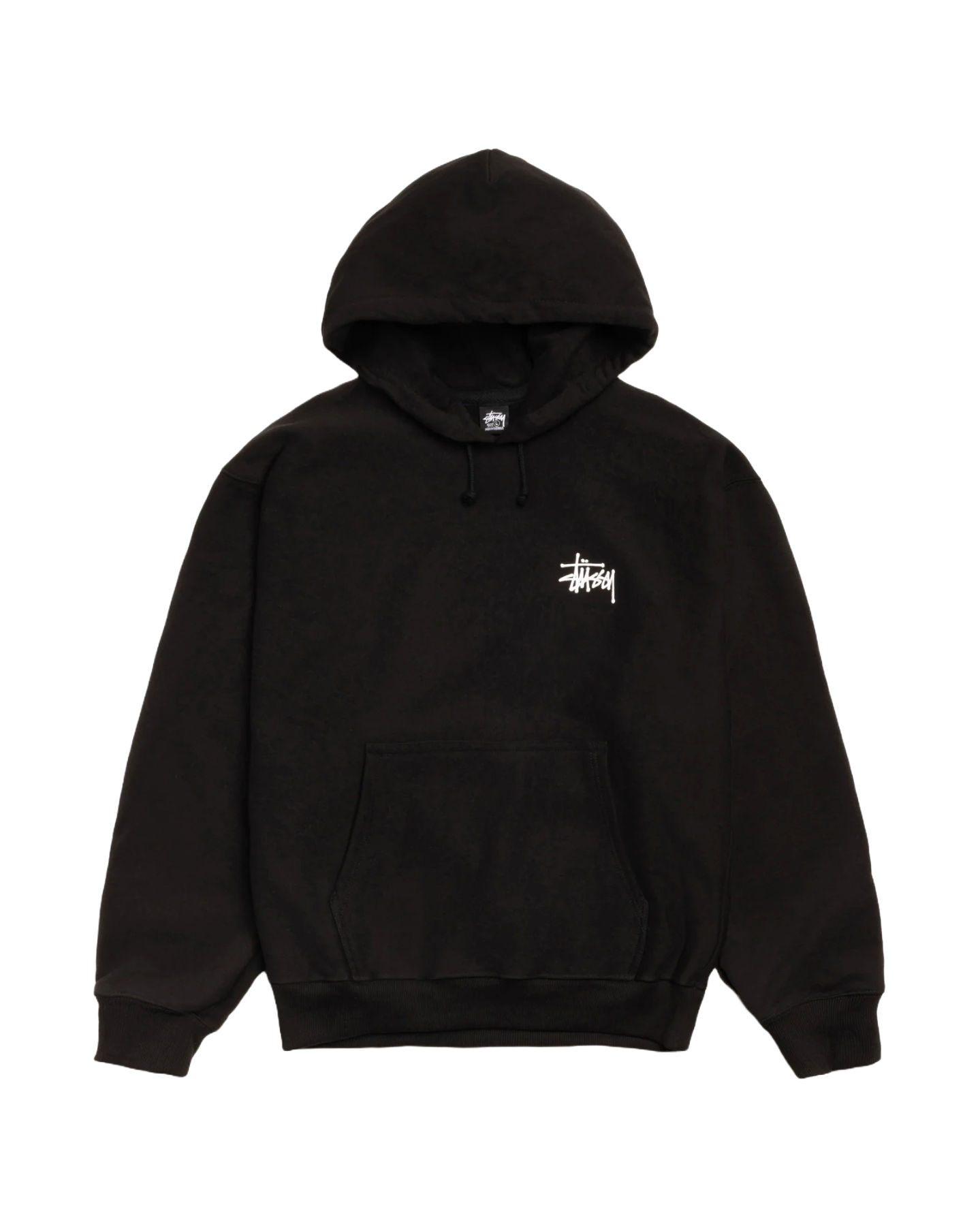 STUSSY HOODIE - BASIC BLACK